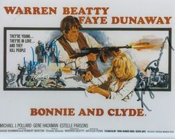 Faye Dunaway & Warren Beatty - orig. sign. Grossfoto