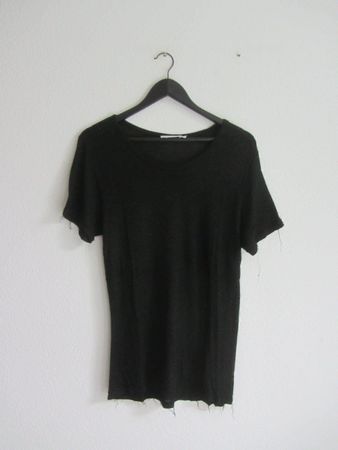 WEEKDAY - T-Shirt schwarz locker S