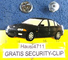BMW AUTO PIN GLASIERT GROSSS 45mm MIT SECURITY-CLIP