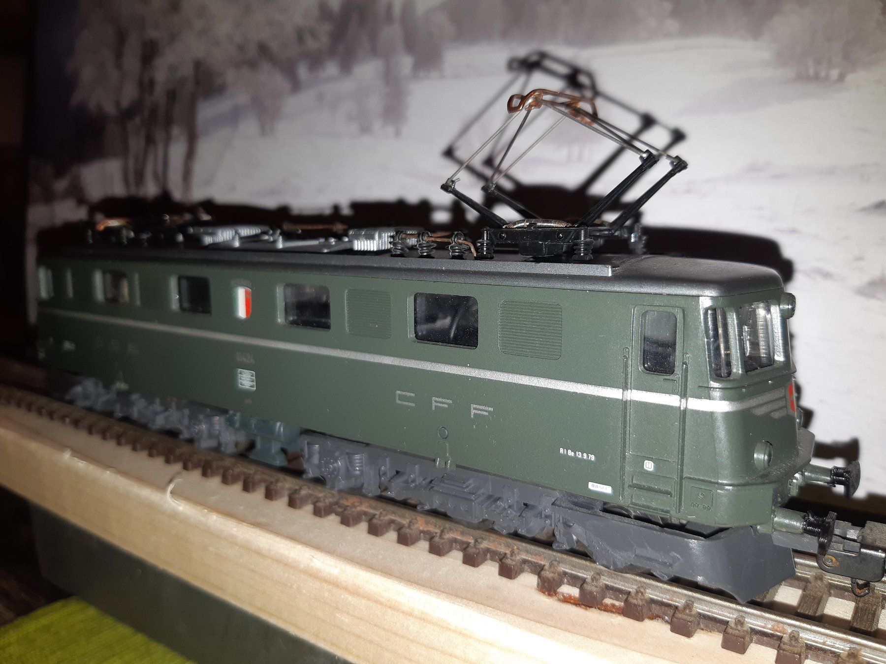 Lima Modellini di ferrovie: LIma Ae 6/6 H0 DC Neuchatel – Usato da Safenwil venduto da rob_c8dh 1