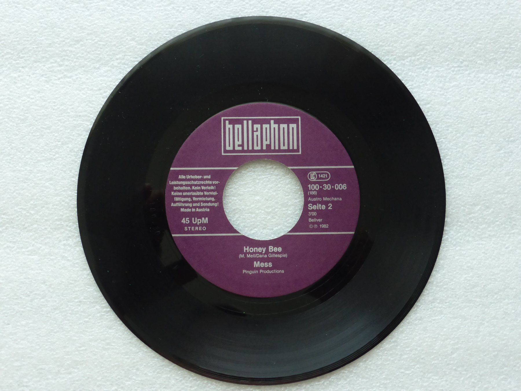 Dischi in vinile: Vinyl Single   MESS – Usato da Küssnacht am Rigi venduto da Mondkinder 2
