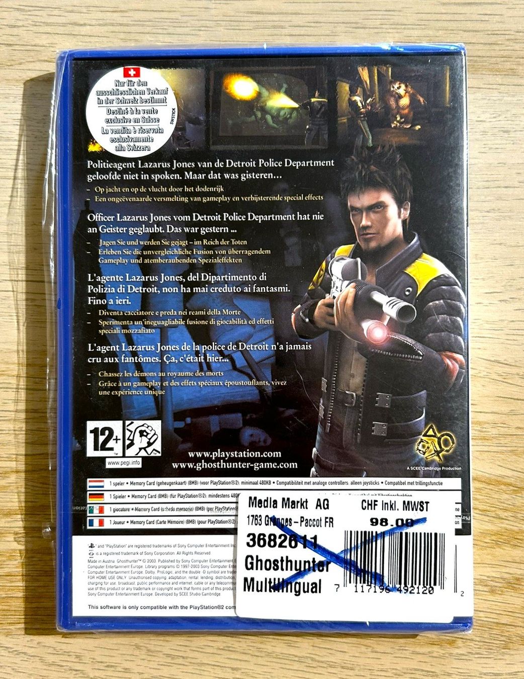Sony Giochi: Ghosthunter PS2 NEU sealed – Usato da St. Gallen venduto da Alpine.Arcade 1