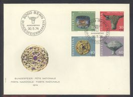 1974, Pro Patria, FDC