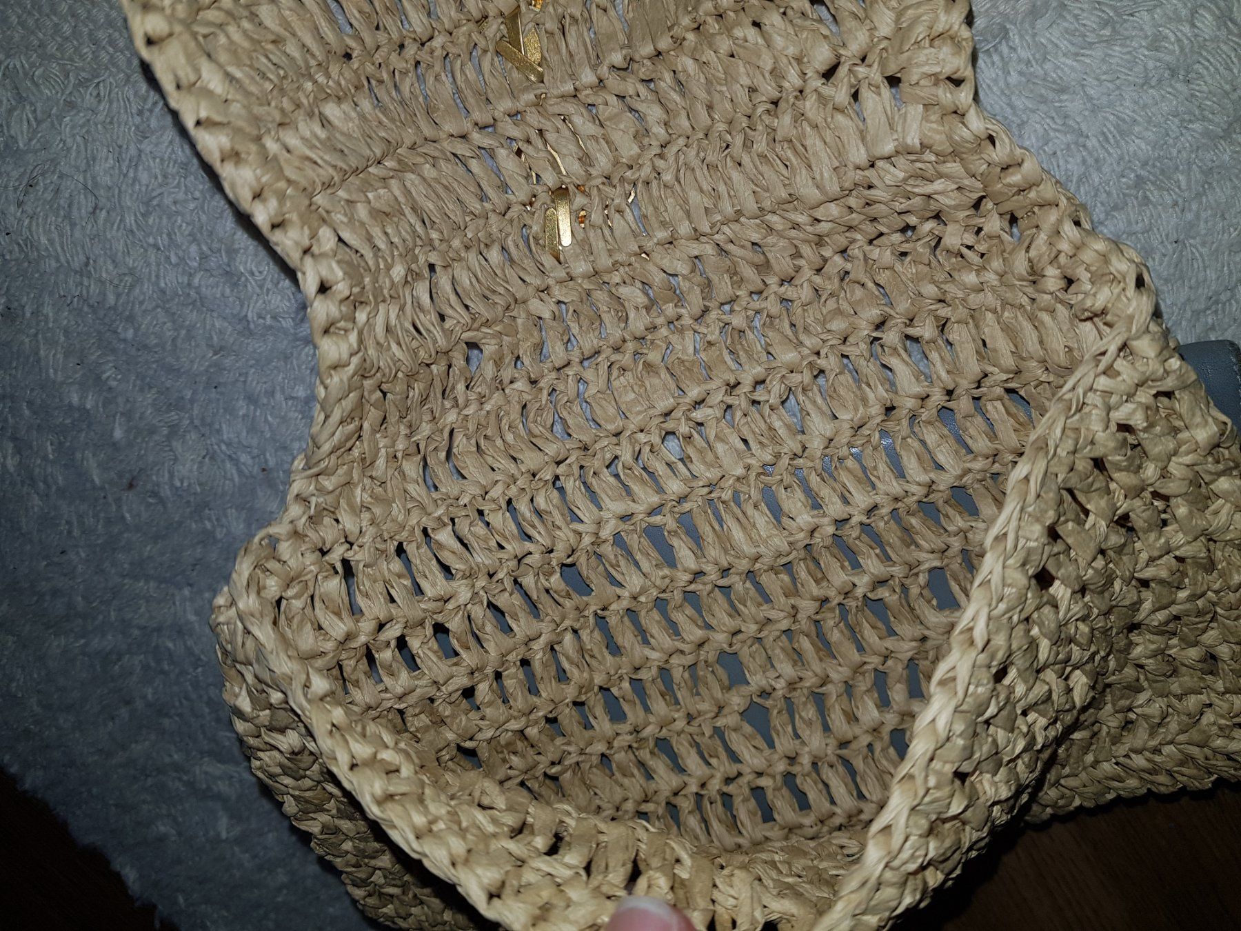 Portamonete: Raffia u.Leder Portmonaie, s – Usato da Wetzikon ZH venduto da med_2y76 1