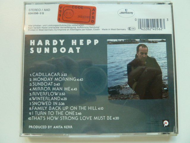 CD: Hardy Hepp - Sunboat  (vergriffen) – Usato da Au ZH venduto da sikoku 2