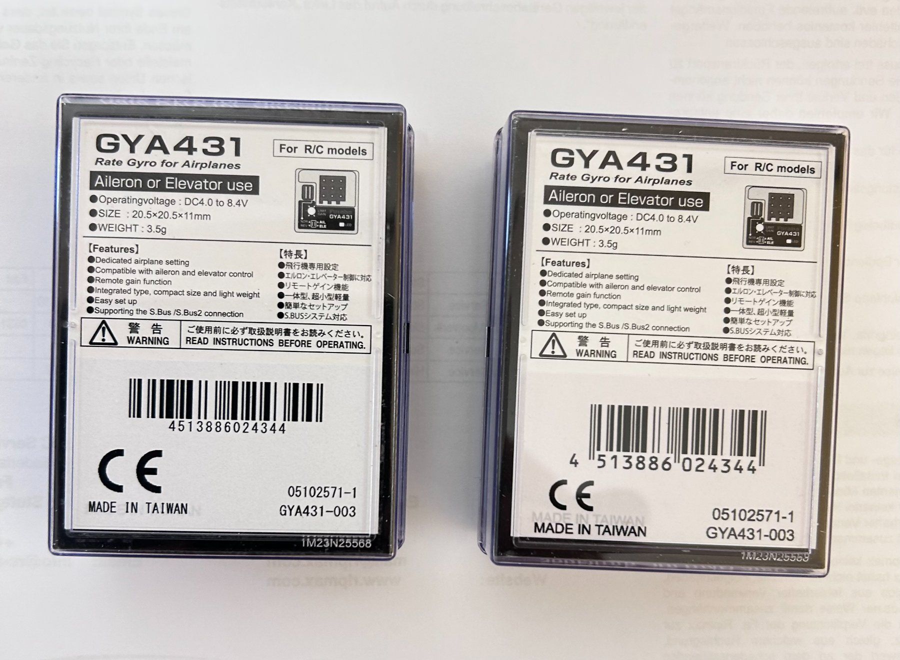 Futaba Telecomando: Futaba Kreisel GYA431 – Nuovo e nell'imballaggio originale da Rickenbach b. Wil venduto da Maulem7 2