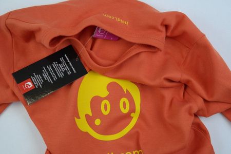 Heidi .com Damen  Pullover /Made in Turkey/orange/Gr.S/NEU