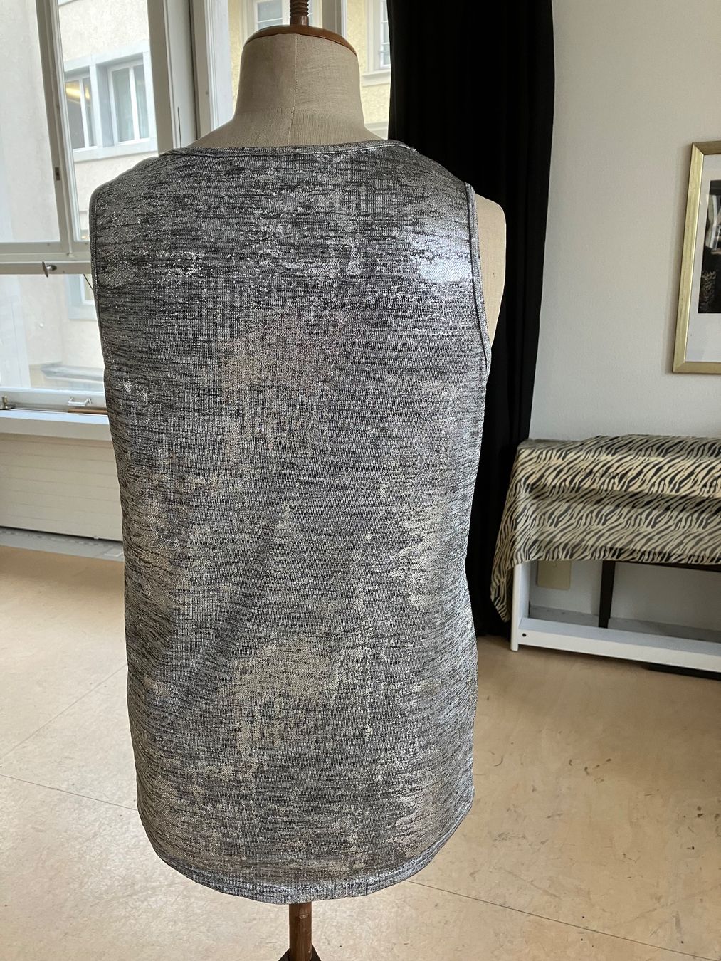 Top: Edles, silbergraues Damen Top, Grösse L – Nuovo (secondo la descrizione) da Schaffhausen venduto da NinaRicardo 5