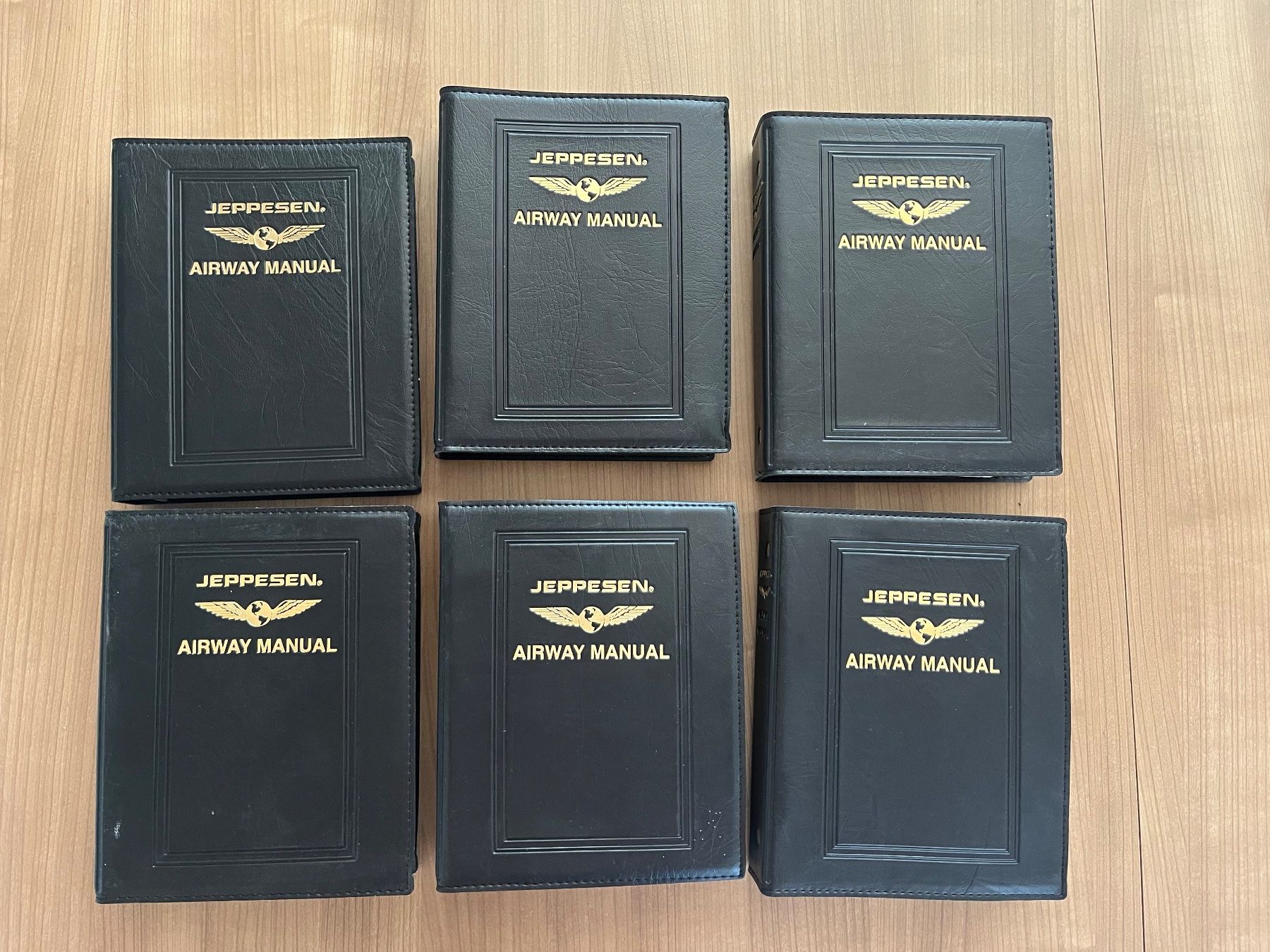 Classeurs: Jeppesen Lederordner mit Flugkarten – D'occasion à Arbon par luk_h2cc