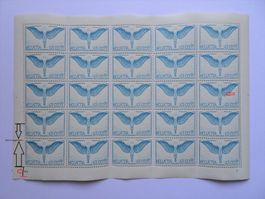 Flugpost- Bogen**  0.65 Cent Faserpapier 1923-1930