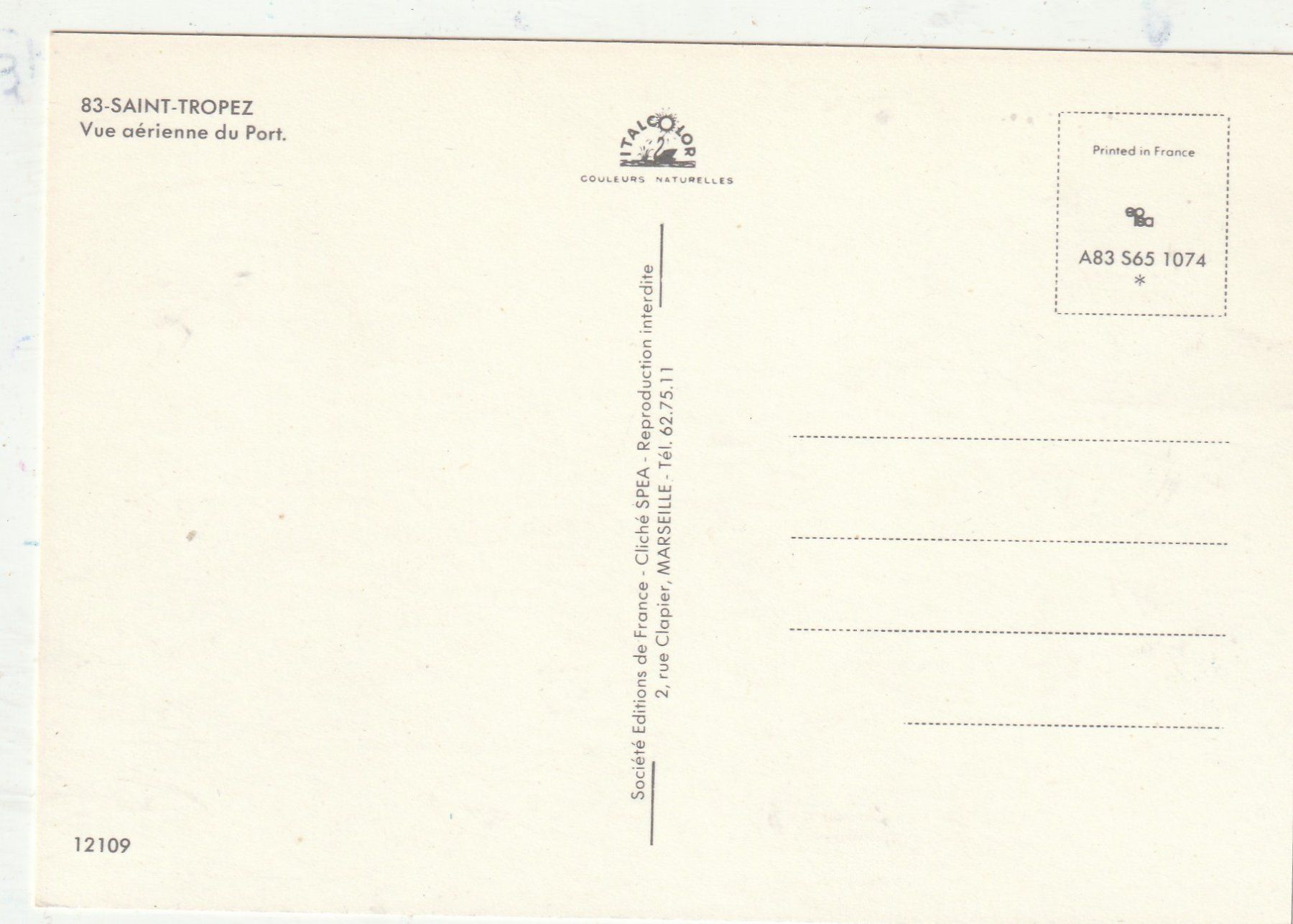 Cartoline postali: Strand Saint Tropez – Usato da Lumbrein venduto da made02 1