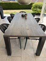 Esstisch Eiche Holz Tischplatte 230cm Outdoorgebraucht