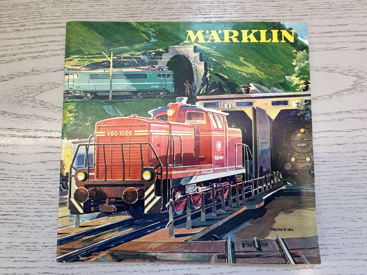 Märklin Modellini di ferrovie: Märklin Katalog 1963/64 D sfrs – Usato da Lupsingen venduto da New-Haven