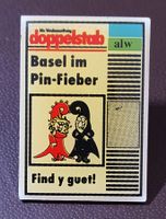 R651 - Pin doppelstab Zeitung Basel im Pin Fieber