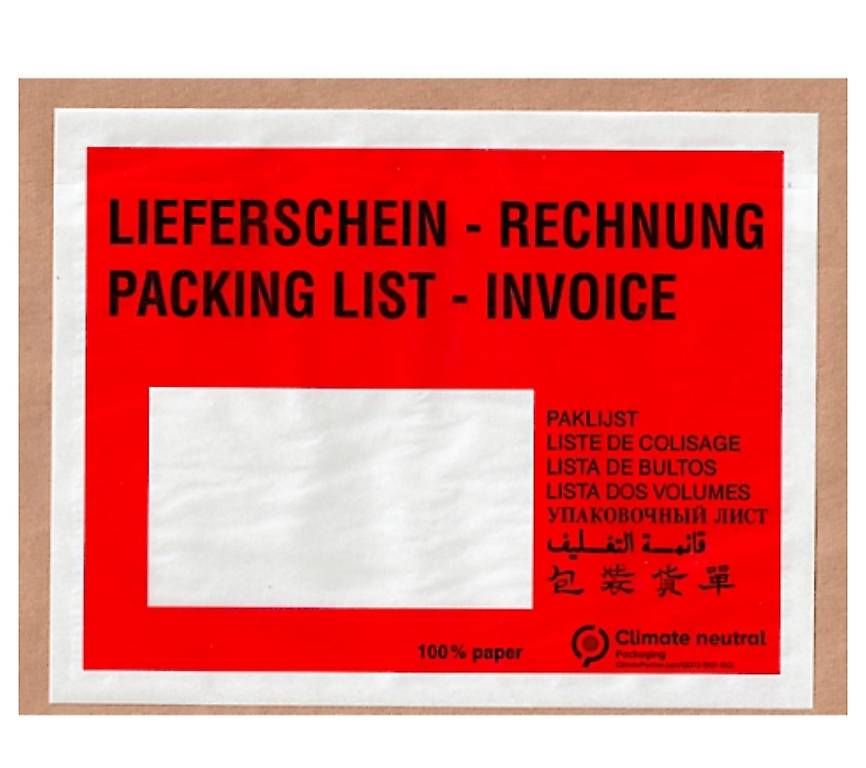 Buste & buste per spedizione: 4Pack a 250Stk. Liefertaschen C6, selbstklebend – Nuovo e nell'imballaggio originale da Necker venduto da liq24 1