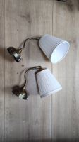 Wandlampen 2er Set Arstid Messing weiss guter Zustand