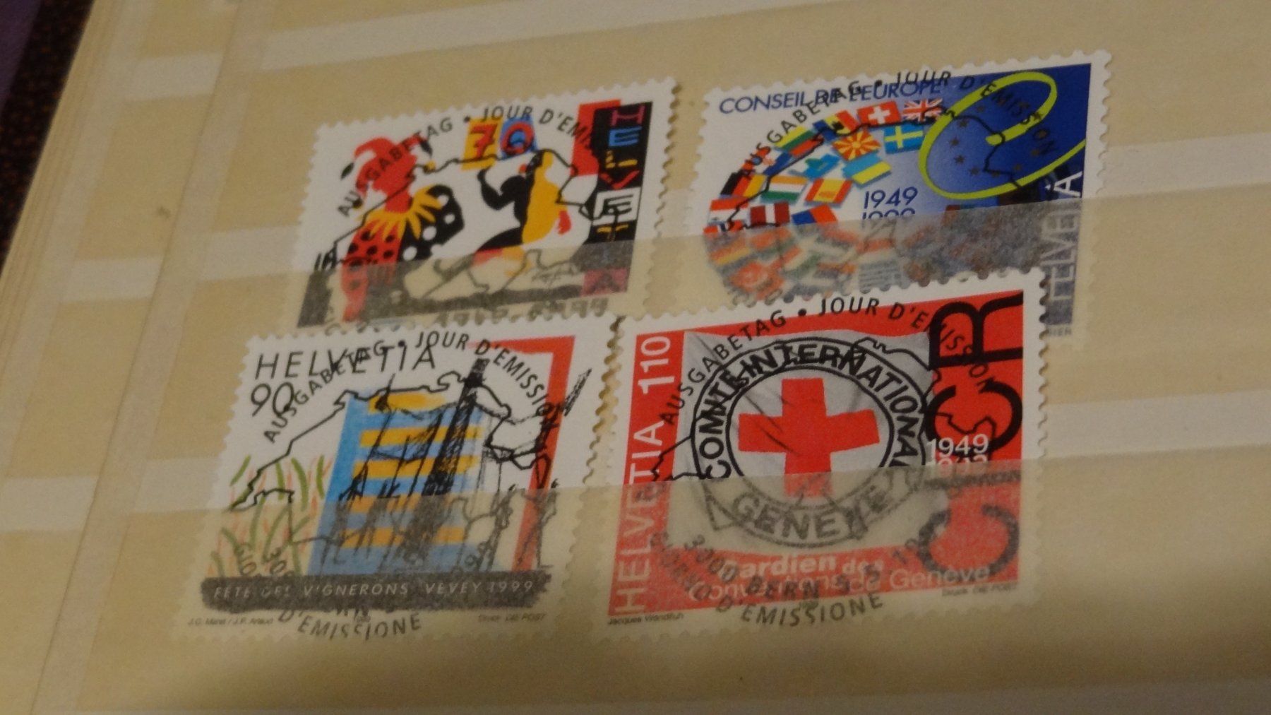 Alle Briefmarken: 1999 Sondermarken ET-VOLLSTEMPEL – Gebraucht aus Olten von pechsisa1
