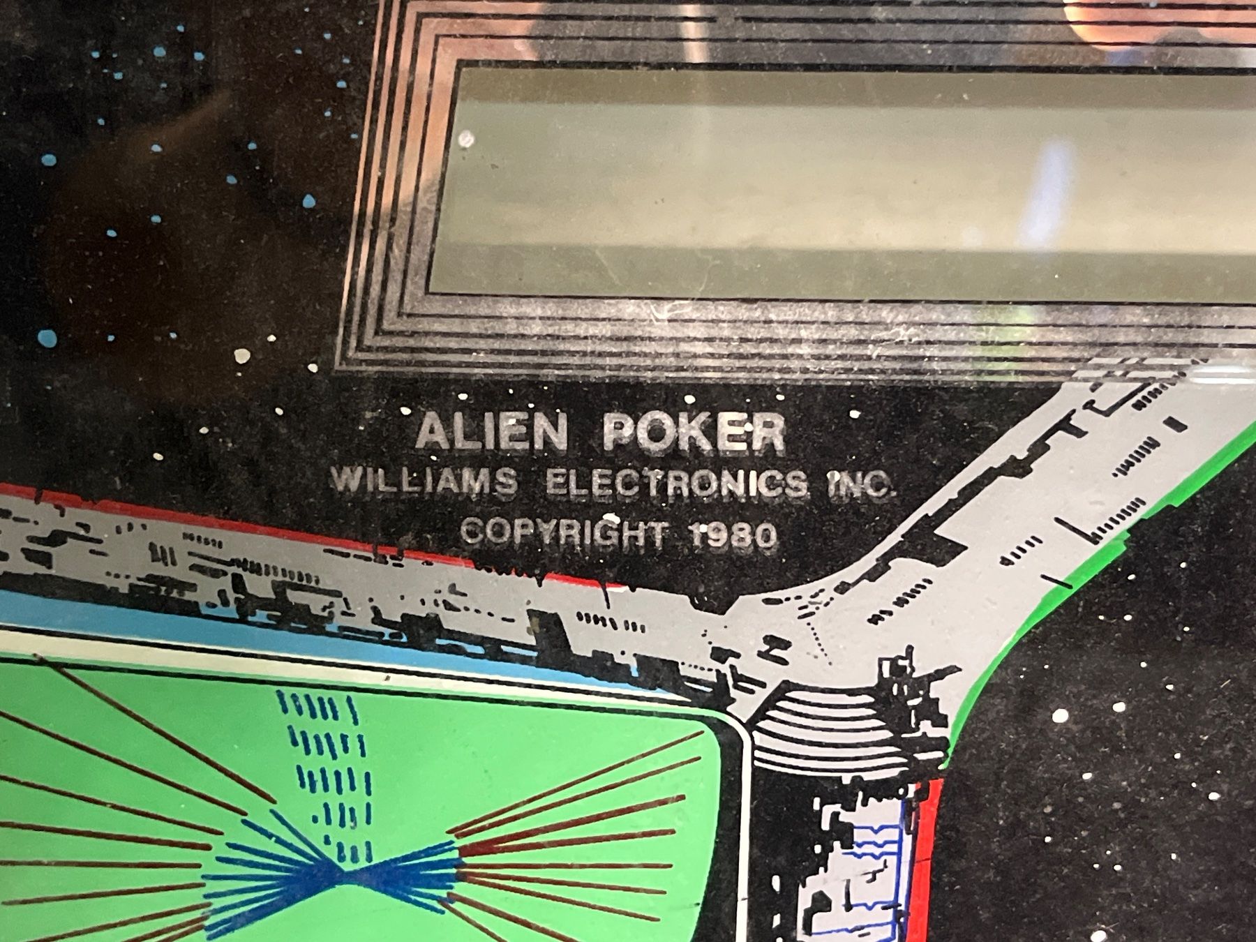 Williams Flipperkästen: Alien Poker Scheibe Flipper – Gebraucht aus Künten von  5