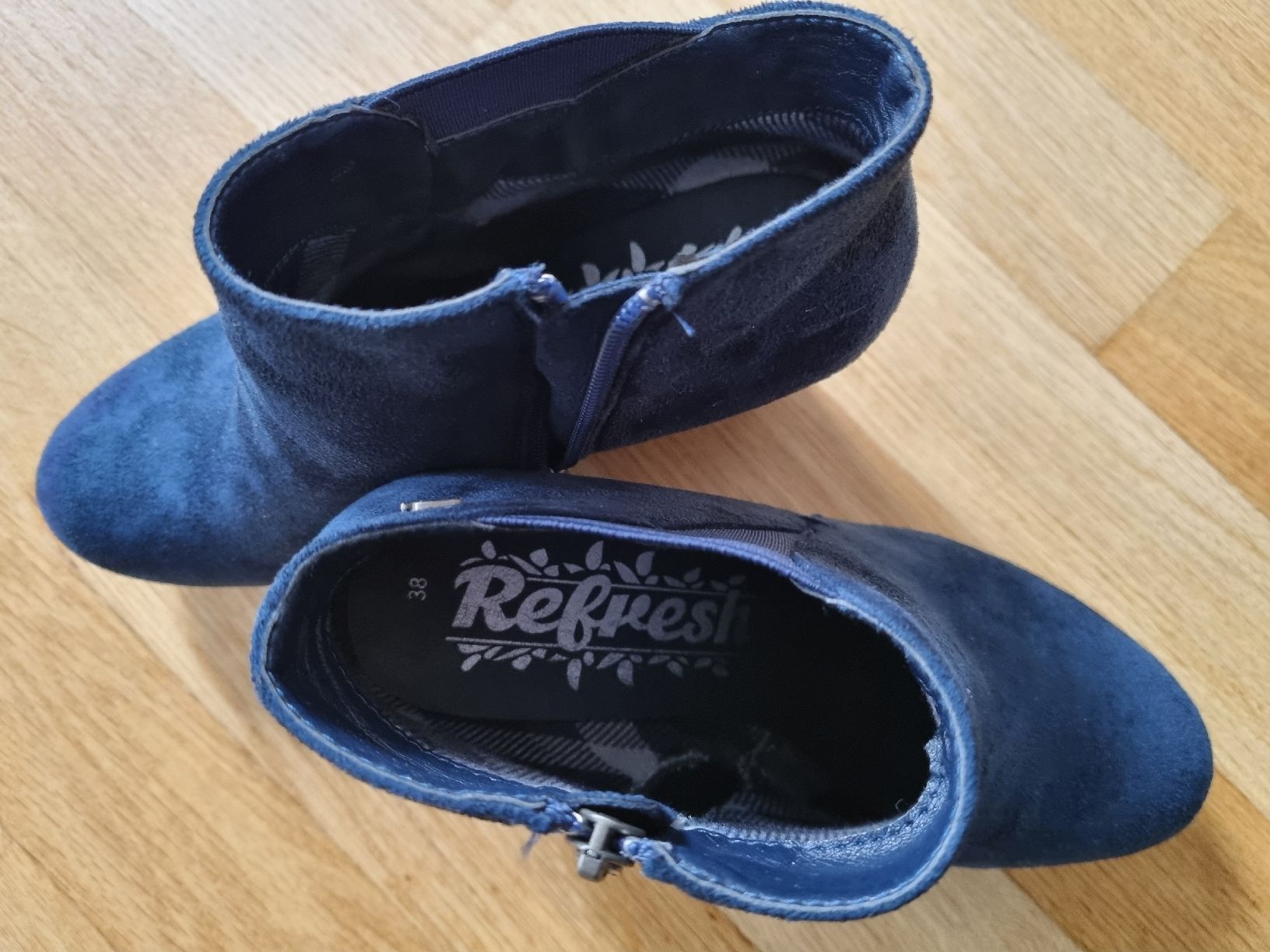 Scarpe da donna: Refresh Plateaustiefelette navy – Usato da Moosseedorf venduto da Knie0 4