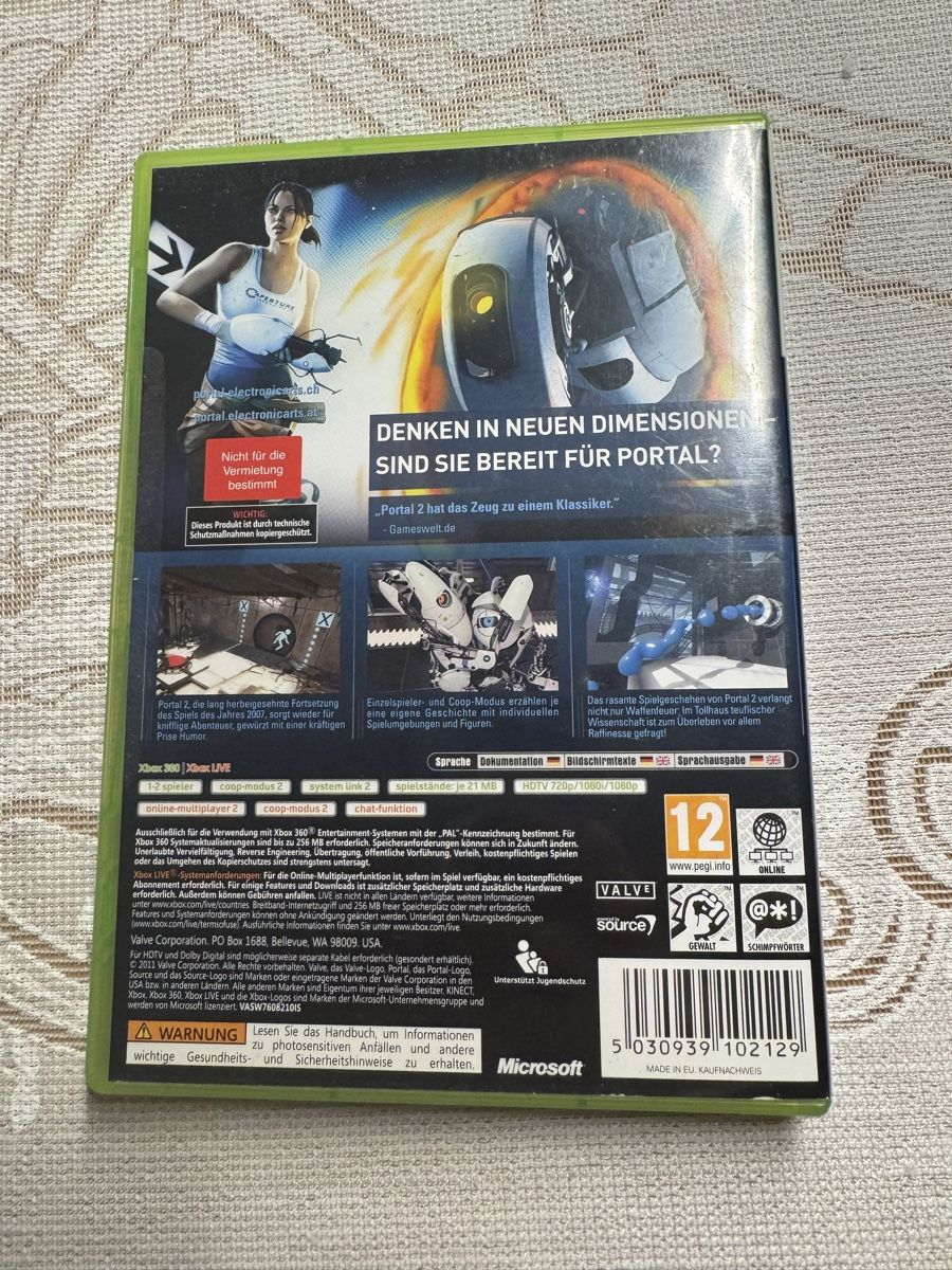 Giochi: Portal 2 - Xbox 360 Game – Usato da Wil SG venduto da eid_m7ks 2