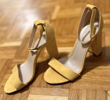 Damenschuhe Sandalen gelb DeeZee / Gr. 37 / TOP