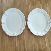 2 grands plats de service