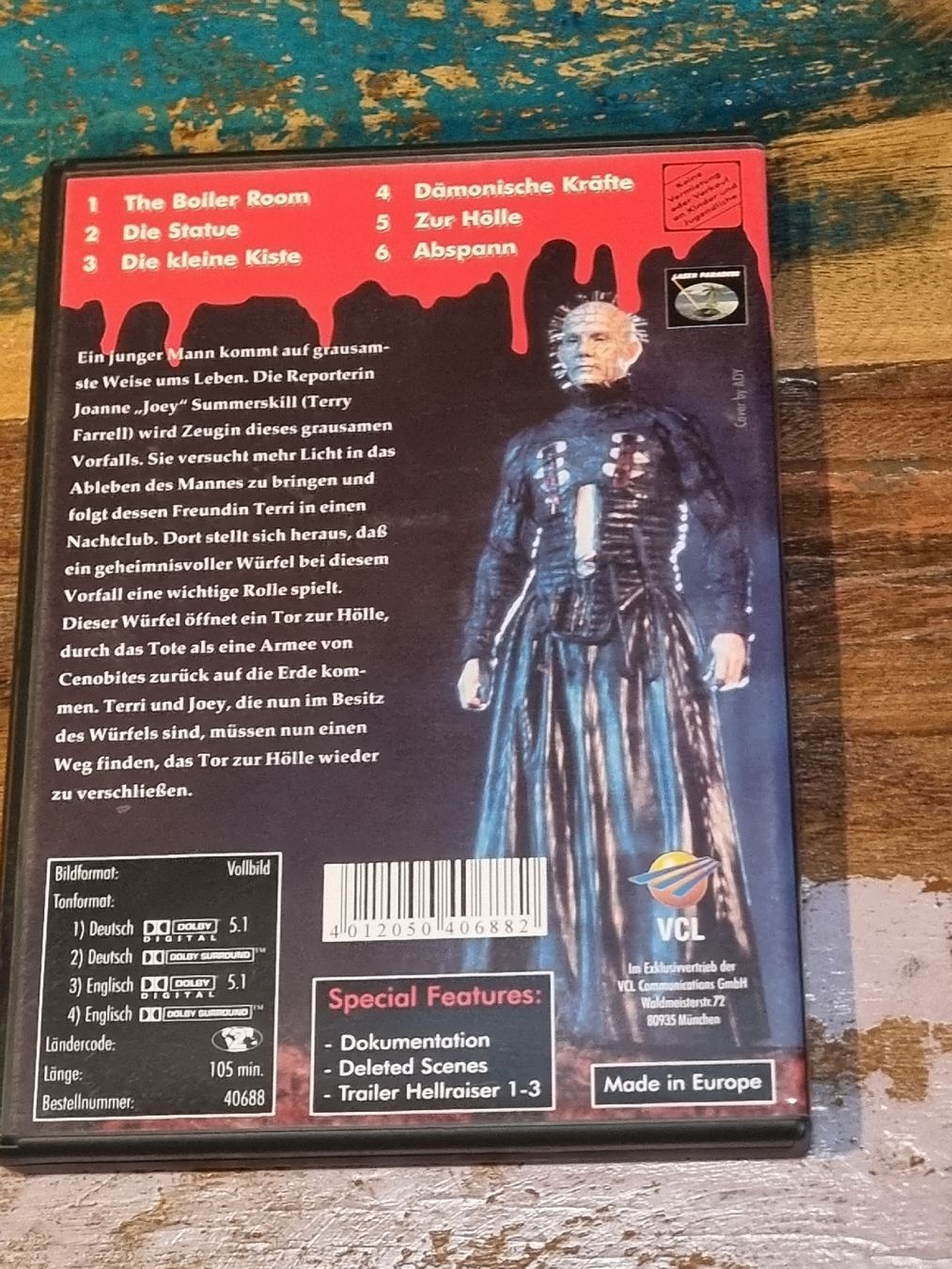 Alle DVDs: Hellraiser 3, DVD Horror – Gebraucht aus Winterthur von Belzarek 1