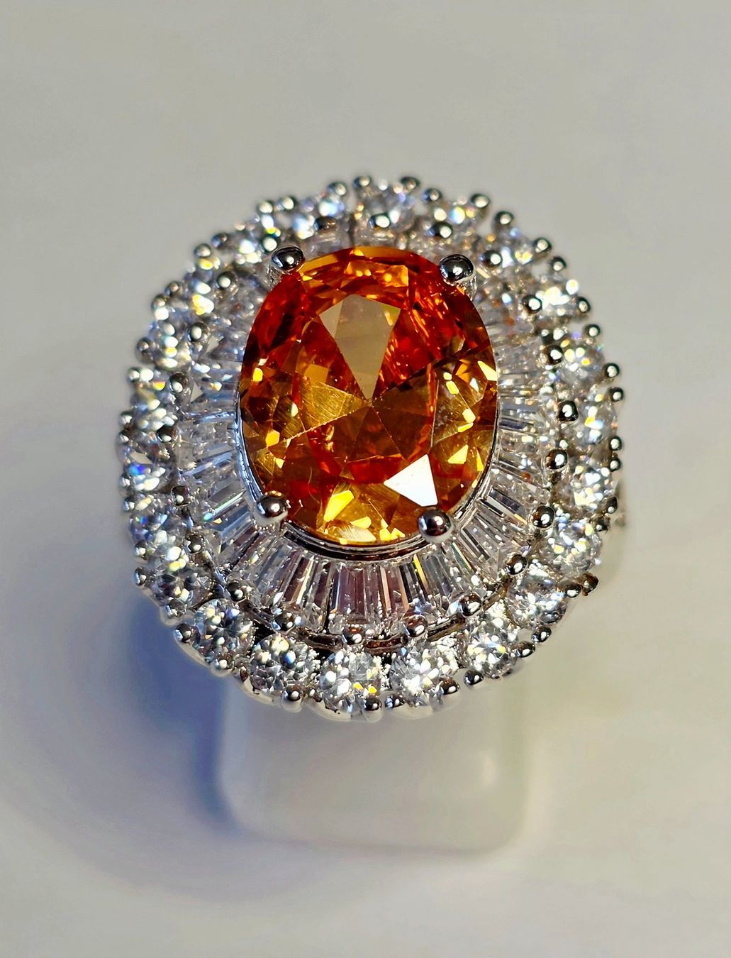 Bagues: Edelstein Silber Fingerring – Neuf (Voir description) à Zürich par adriben 2