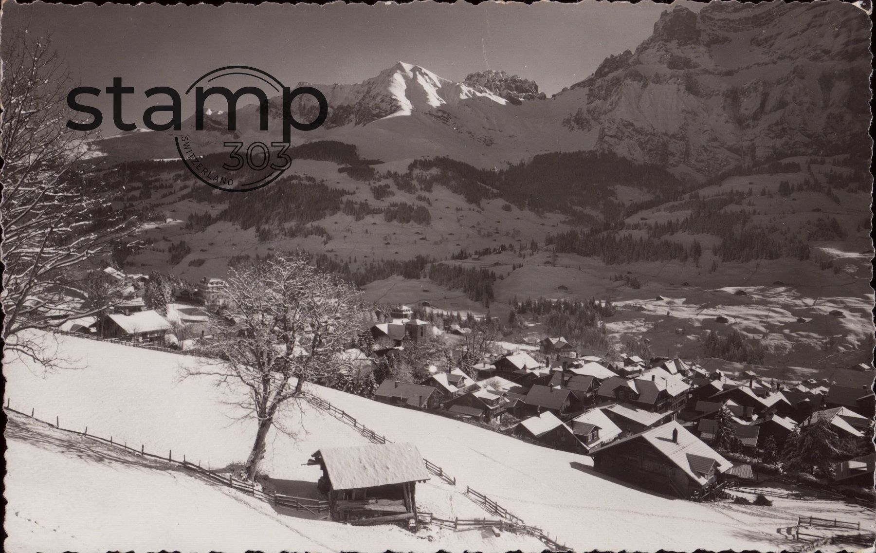 Cartoline postali: AK Adelboden mit Bonderspitze – Usato da Eggersriet venduto da stamp303