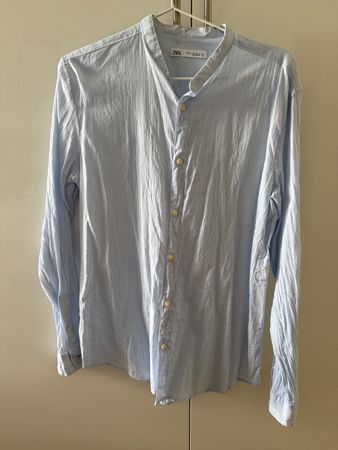 Herren Hemd ZARA Hellblau Grösse M guter Zustand