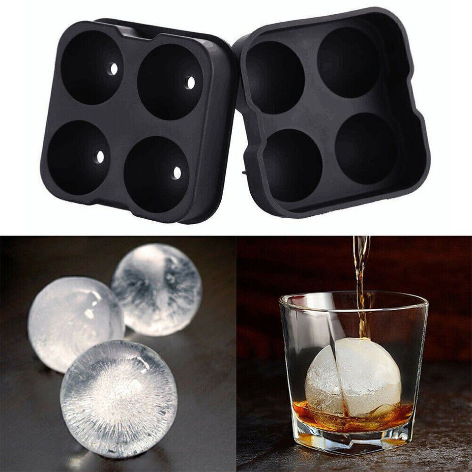 Elettrodomestici da cucina: Ice Balls XXL Eiskugelform Silikon Eiswürfelform Eiskugeln – Nuovo (secondo la descrizione) da Kirchdorf AG venduto da Apost008 2