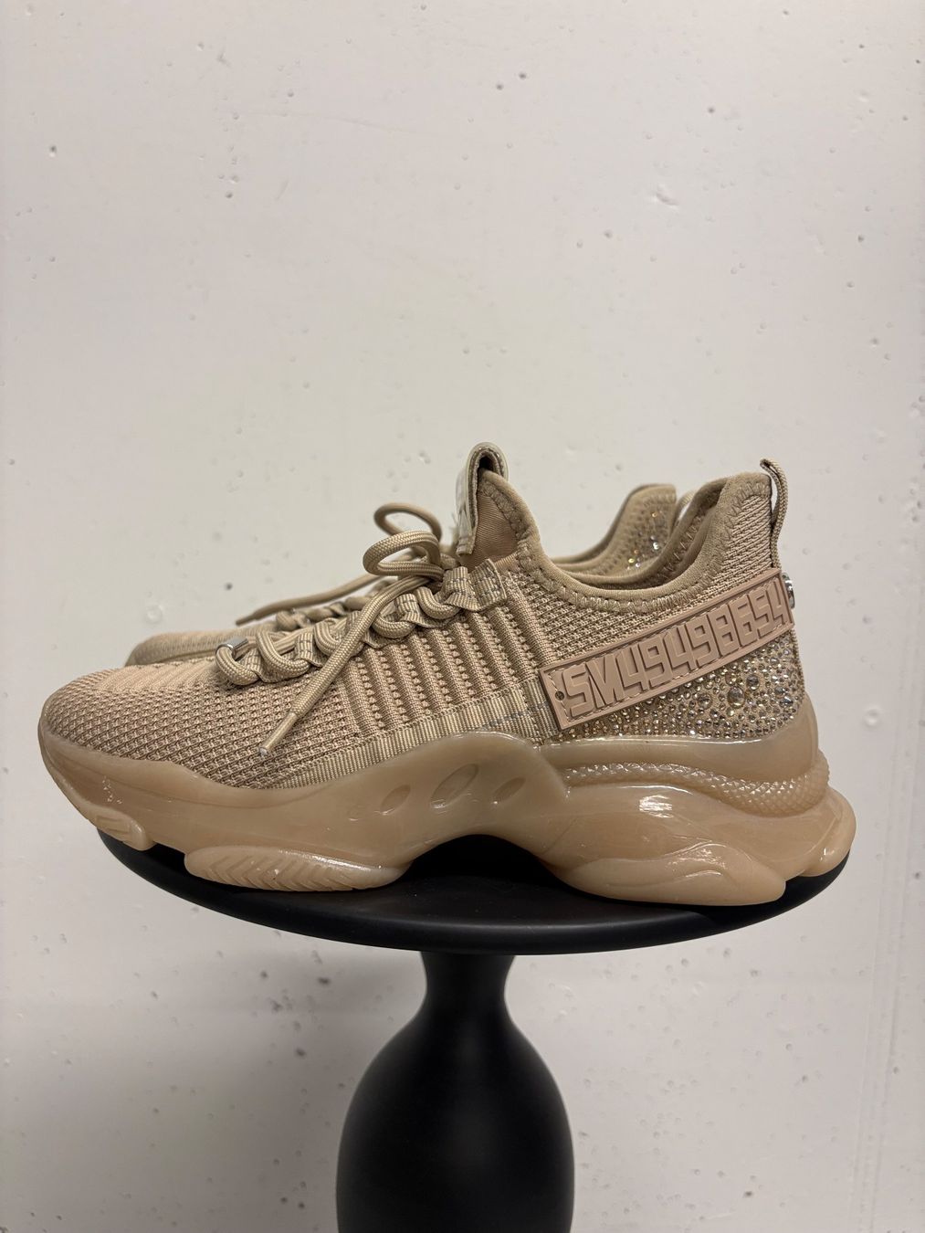Steve Madden Scarpe da donna: Steve Madden Sneaker beige mit Strass Gr. 39 Maxilla-R – Nuovo (secondo la descrizione) da Regensdorf venduto da secondchancefashion