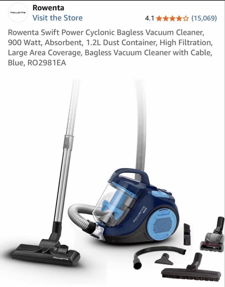 Rowenta Staubsauger & Zubehör: Vacuum cleaner – Neu und originalverpackt aus Zug von lap_88cb