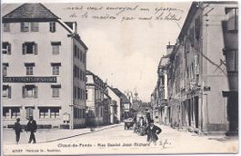 LA CHAUX - de - FONDS, rue Daniel Jean Richard
