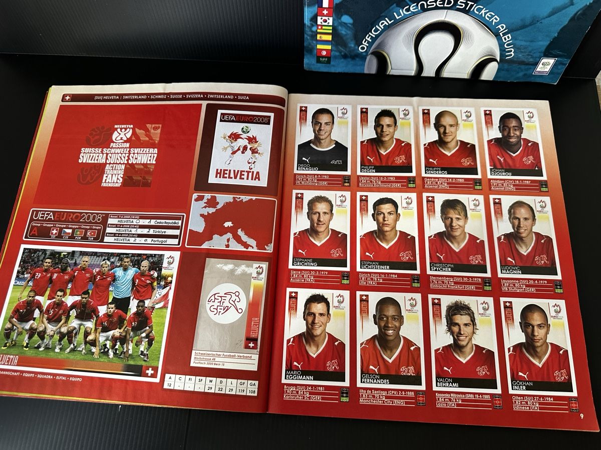 Panini Album: Panini EM Album 2006 & 2008 komplett – Usato da Niederbipp venduto da Roeschu77 5