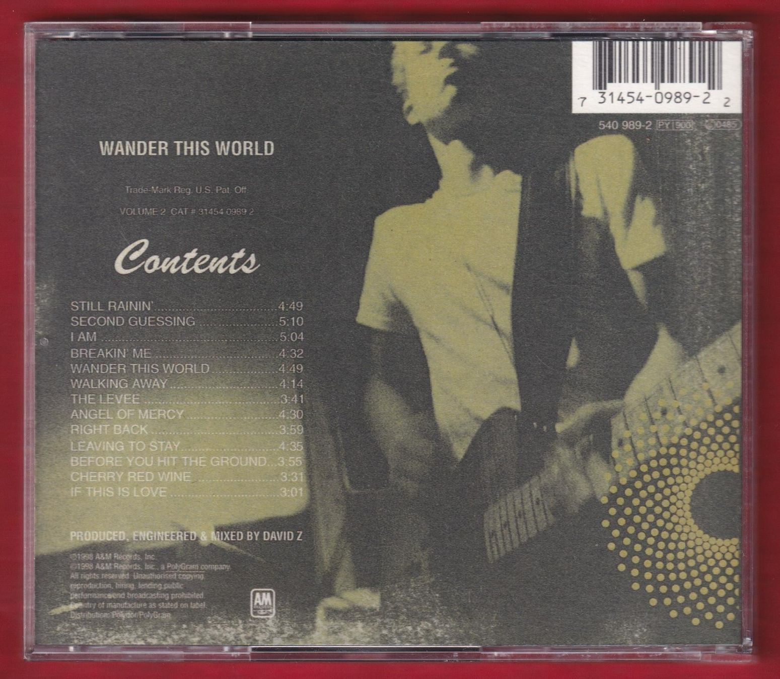 CD: Jonny Lang - Wander This World (CD) – Usato da Zürich venduto da Pfluftl2000 1