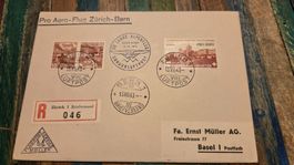 1943 Luftpostbrief 30 Jahre Alpenflug Pro Aero