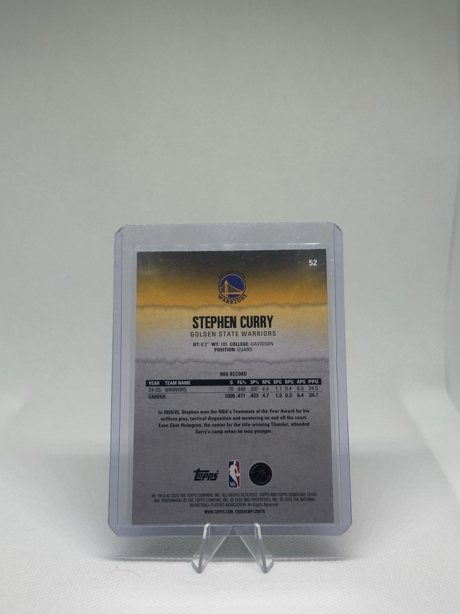 Topps Carte collezionabili: Topps Signature Class - Steph Curry Orange / Blue Parallel – Nuovo (secondo la descrizione) da Reichenburg venduto da dialedincards 1