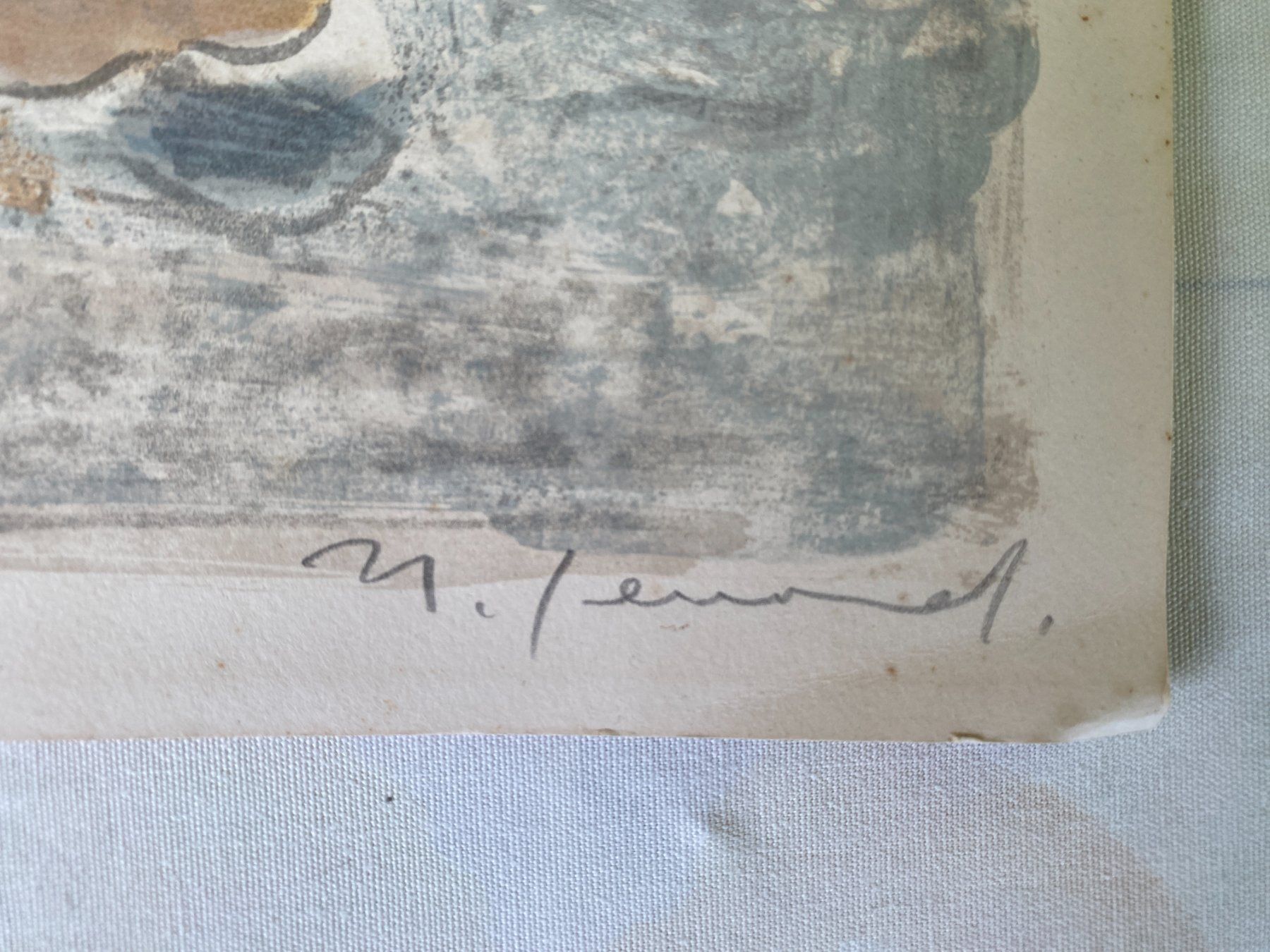 Arts picturaux & lithographies: 2 Lithos - unleserlich signiert – D'occasion à Ostermundigen par 4manta