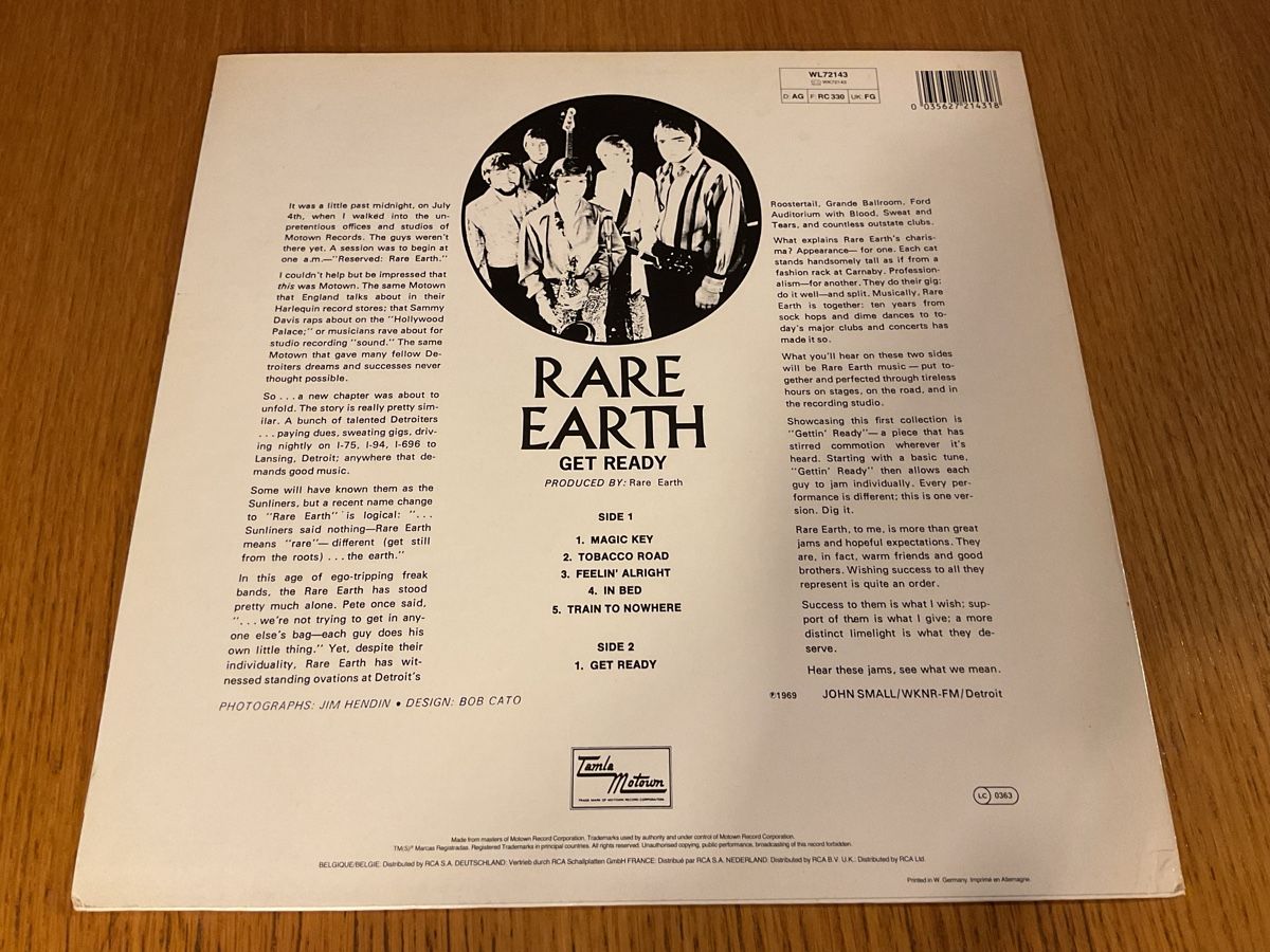 Schallplatten: Rare Earth - Get Ready - 🎶🎧🎶 – Gebraucht aus Steinach von Quarkie 1