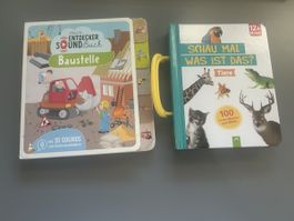 Kinderbücher- Tierbuch & Baustellebuch – wie neu