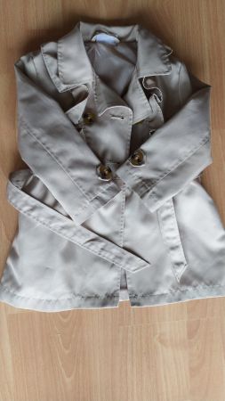 Mädchen Mantel / Herbst Trenchcoat Gr 86
