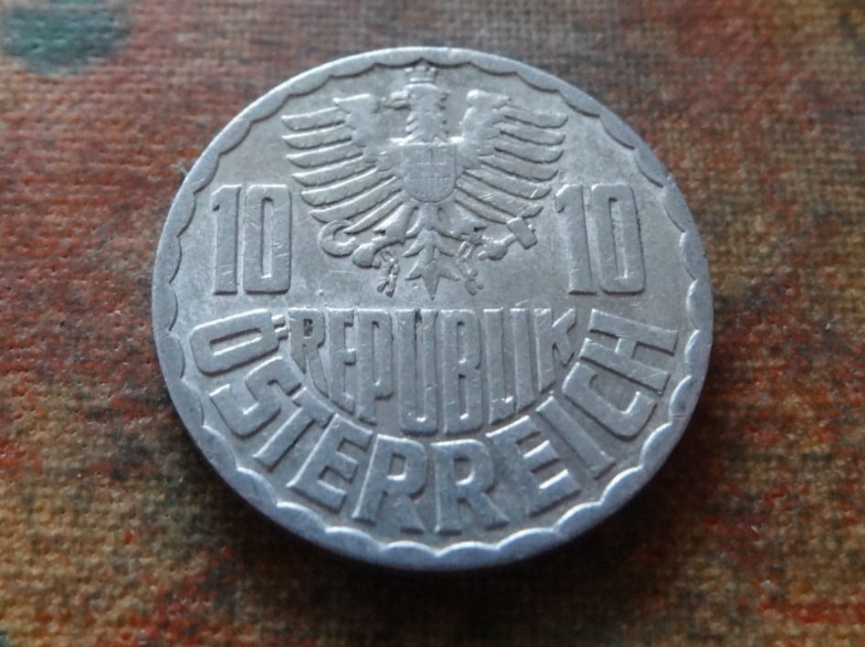 Tutti le monete: AUTRICHE  10  Groschen  1964 – Usato da Romanel-sur-Lausanne venduto da Swift13 1