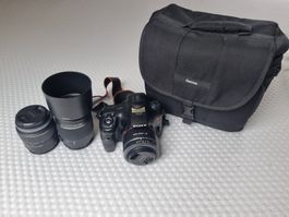 Sony Alpha SLT-57 (inkl. 3 Objektive & Tasche)