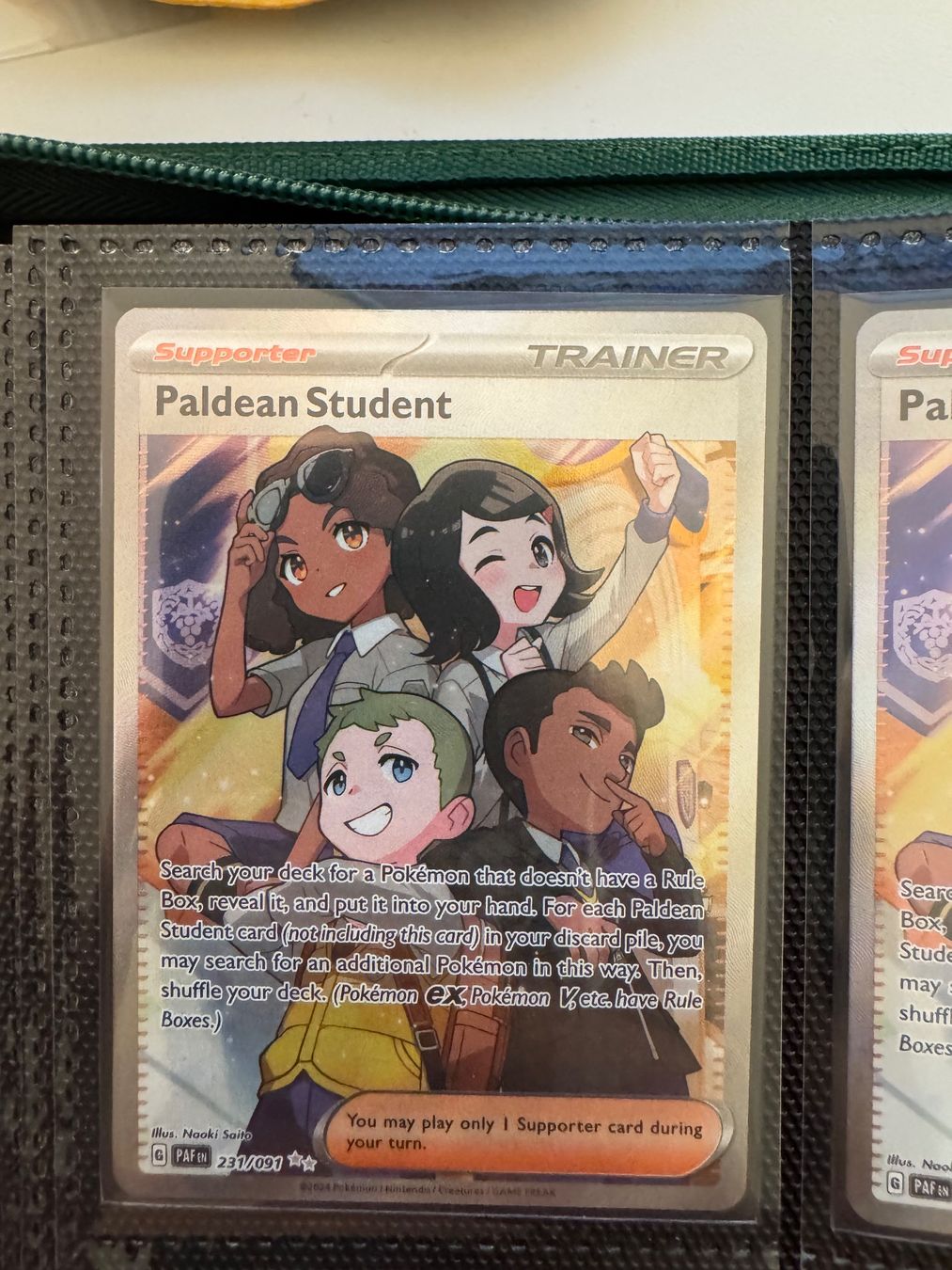 Pokémon Sammelbilder & Trading cards: Pokemon Paldean Student PAF 231 – Neu (gemäss Beschreibung) aus Winterthur von hershanking