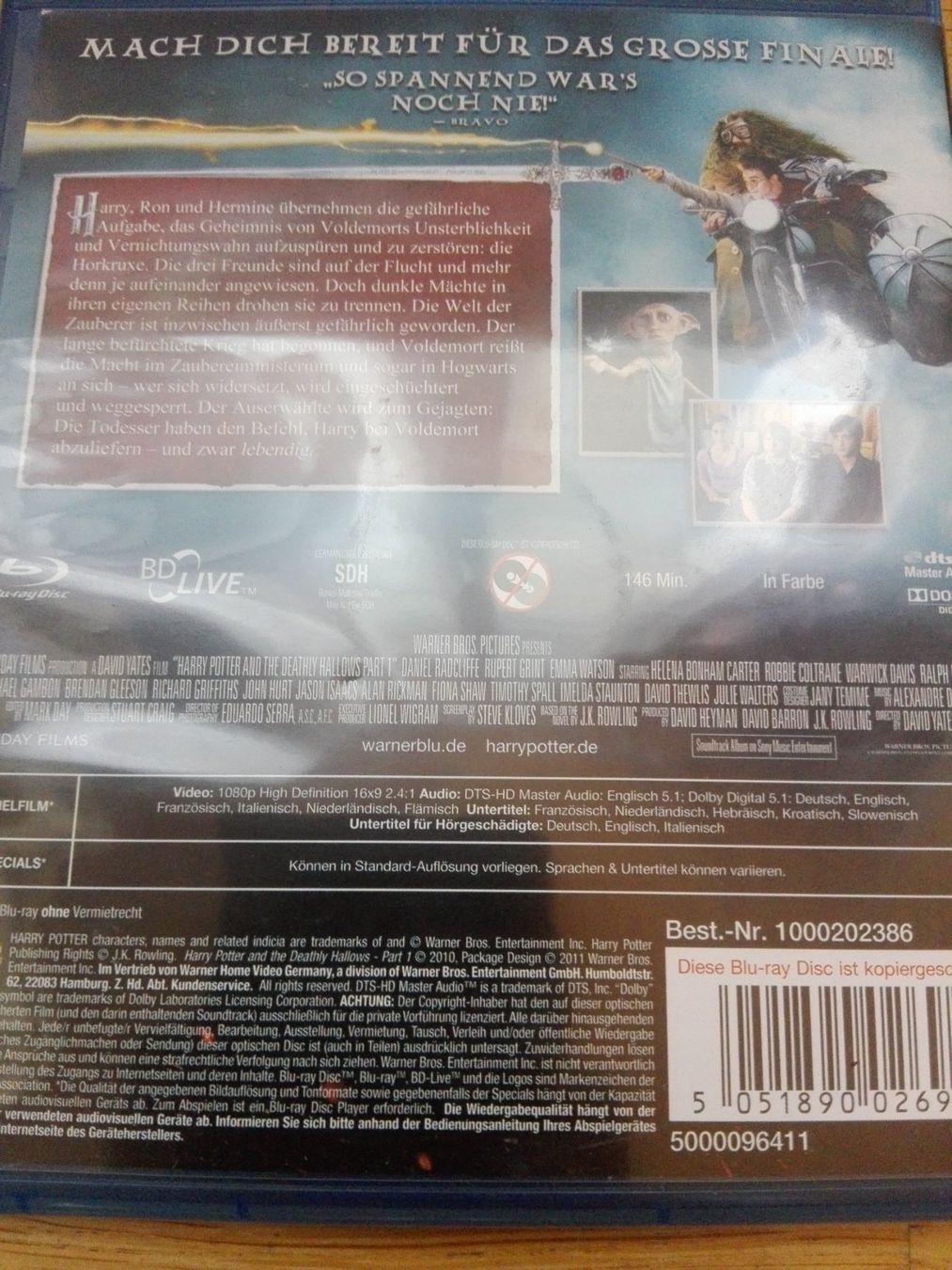 Tutti i DVDs: Harry Potter und die Heiligtümer des Toder (Teil 1 + 2) – Usato da St.Gallen venduto da elk2022 3