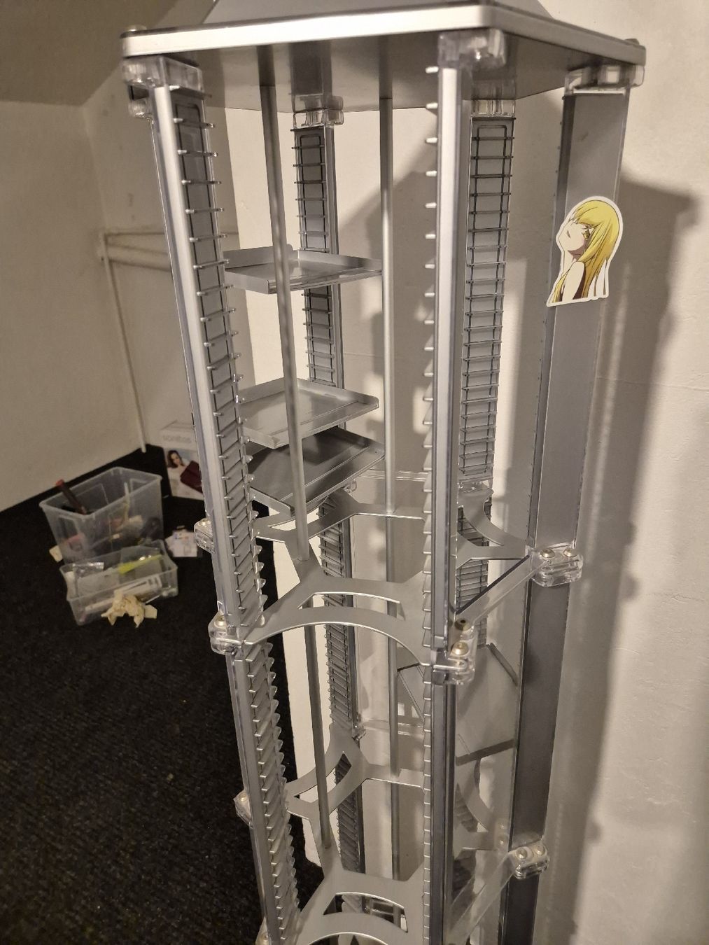 Racks & Cavalletti: Rotating Display Tower for 300 CDs – Usato da Yverdon-les-Bains venduto da Dormondm 1