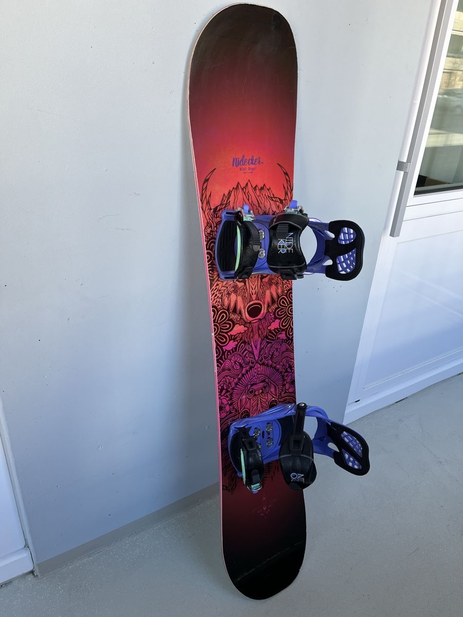 Nidecker Board: Nidecker Snowboard 139cm inkl. Nidecker Snowboardbindung – Usato da Horgen venduto da pupcia01 7