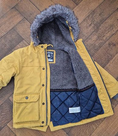 Next Jacke Winterjacke Gr. 98 2-3Jahre gelb