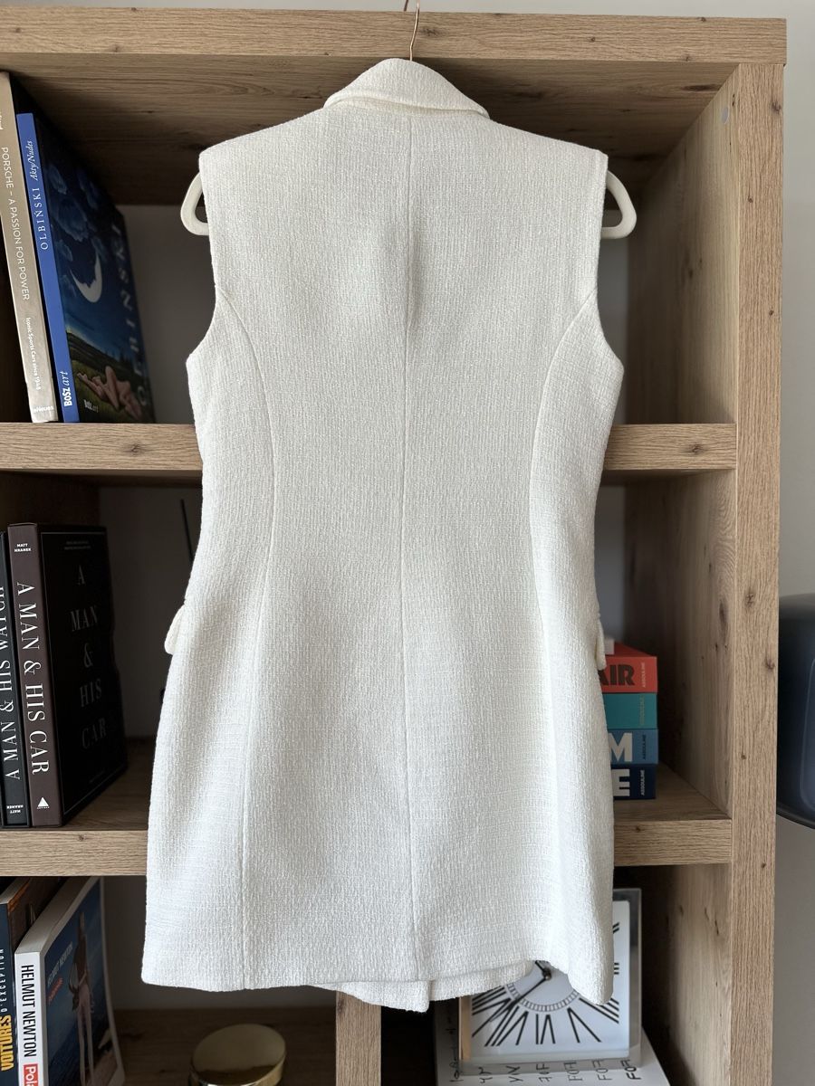 Zara Kleider: Robe style blazer blanc Zara S new – Neu und originalverpackt aus La Croix (Lutry) von secondhandZara 7